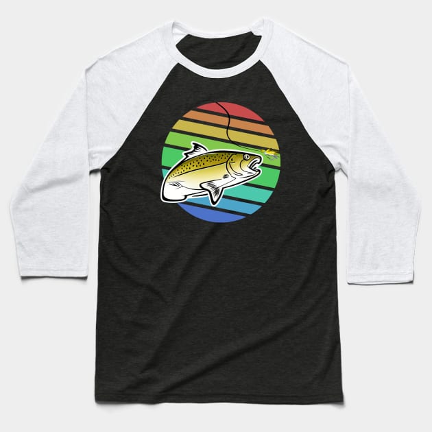 Trout Baseball T-Shirt by Poshosi